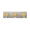 Besa Lighting Keno Vanity, Gold Sand, Satin Nickel Finish, 3x3W LED 3WF-KENOGD-LED-SN - alternate 1
